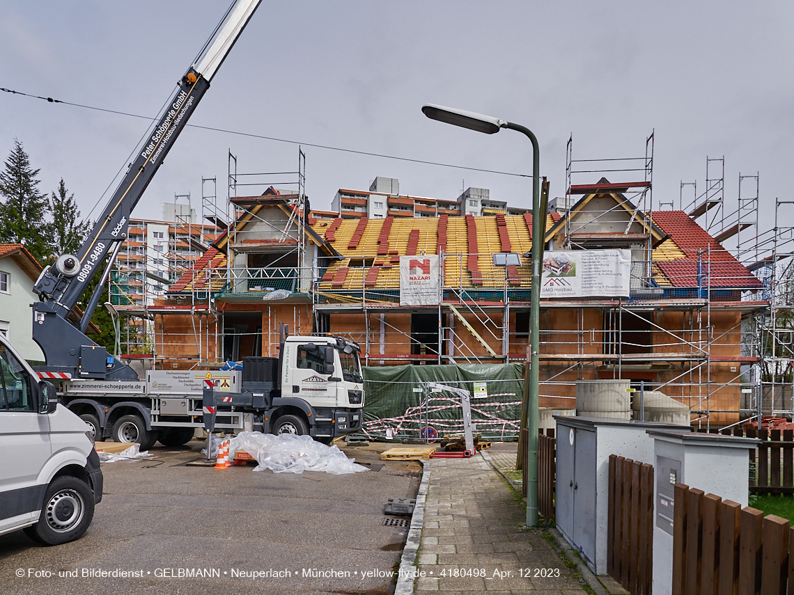 12.04.2023 - Baustelle Ottweiler Straße in Neuperlach